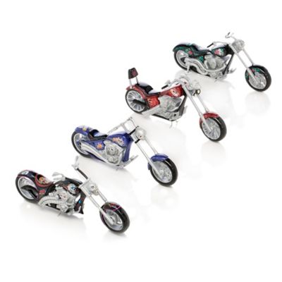 Limited Edition Spirit Riders Sugar Skull Bike Sculpture Collection