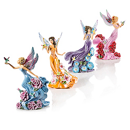 Lena Liu's Whispering Wings Fairy Figurine Collection