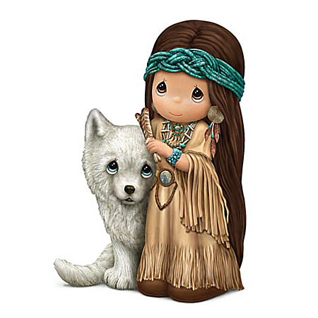 Precious Moments Spirit Of Sacred Hearts Native American Style Figurine Collection