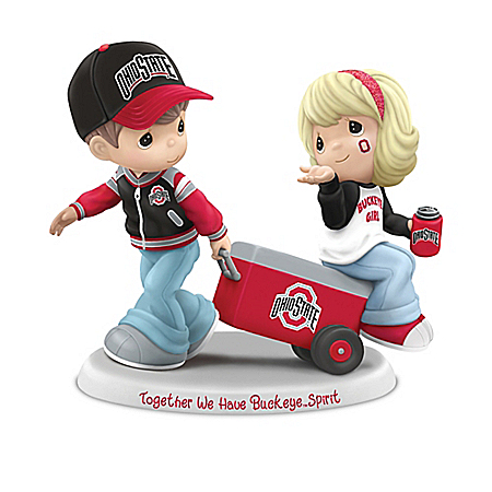 Precious Moments Ohio State University Buckeye Pride Figurine Collection