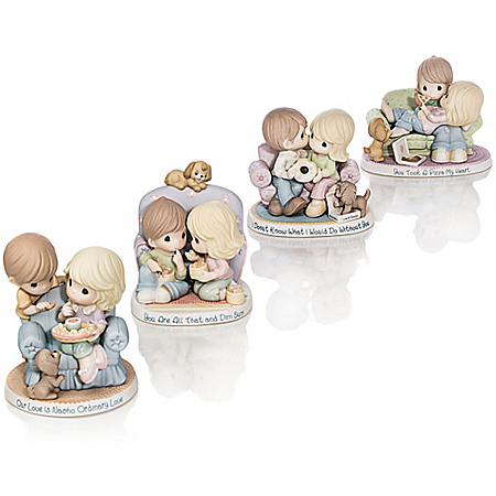 Precious Moments Our Love Feeds The Soul Bisque Porcelain Figurine Collection