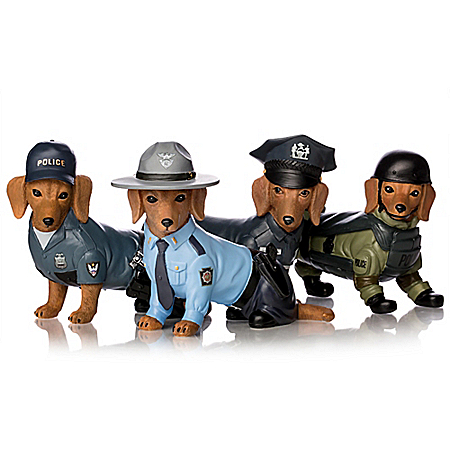Blake Jensen To Paw-tect & Serve Dachshund Figurine Collection