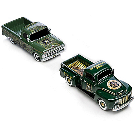 Driven To Victory ARMY 1:36-Scale Ford Truck Sculpture Collection