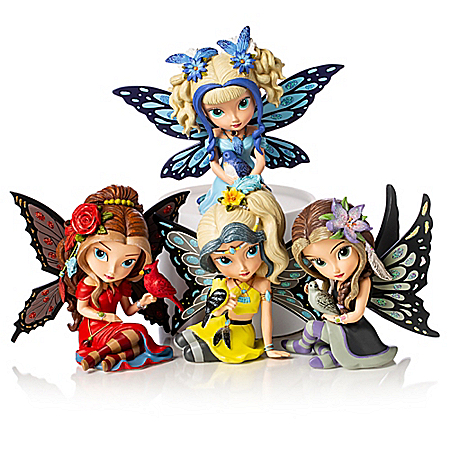 Jasmine Becket-Griffith Songbird Fairies Hand-Painted Figurine Collection