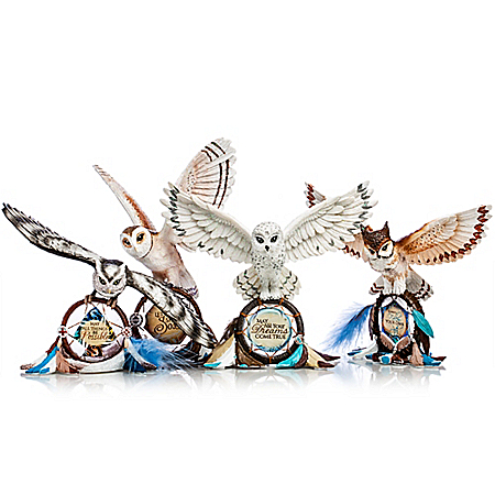 Jody Bergsma's Let Your Spirit Soar Hand-Painted Dreamcatcher Figurine Collection