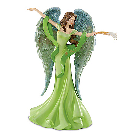 Figurines: Thomas Kinkade Reflections Of My Soul Angel Figurine Collection