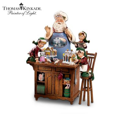 Thomas Kinkade Warm Holiday Treats Figurine Collection