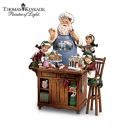 Thomas Kinkade Warm Holiday Treats Figurine Collection