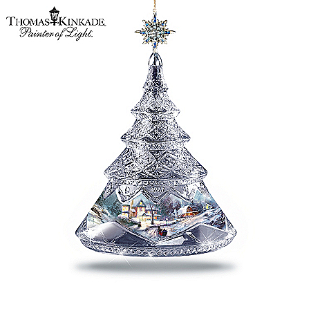 Annual Ornament Collection: Thomas Kinkade Crystal Holidays