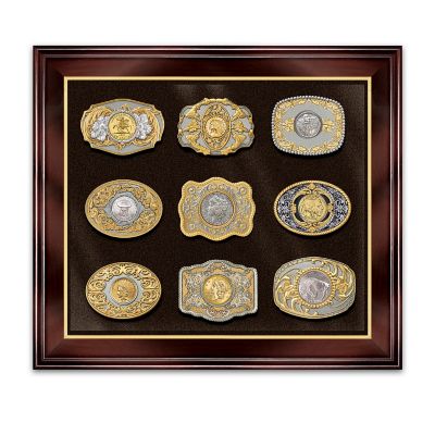 Belt Buckle: Wild West Gold And Silver Belt Buckle Collection