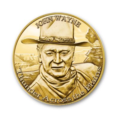 Medallions: John Wayne Gold-Plated Medallion Collection