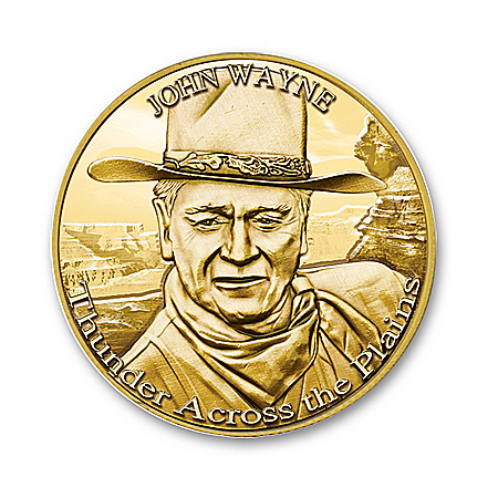 Medallions: John Wayne Gold-Plated Medallion Collection