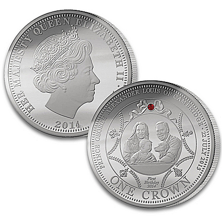 The Royal Silver Crown Coin Collection: Prince George First Birthday