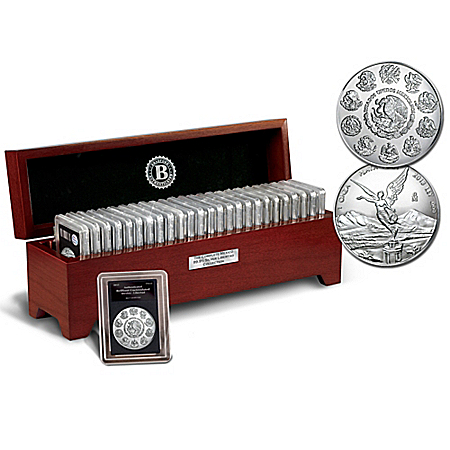 The Complete 99.9% One Oz. Silver Libertad Bullion Coin Collection
