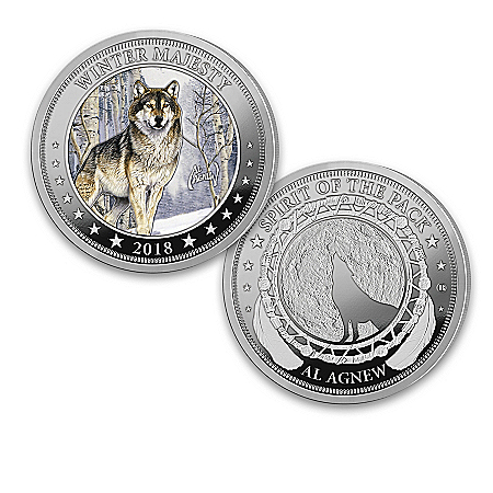 Al Agnew The Spirit Of The Pack Official Silver-Plated Legal Tender Coin Collection