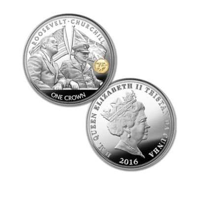 Roosevelt & Churchill 75th Anniversary Coin Collection