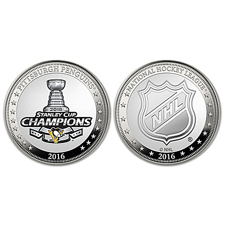 Pittsburgh Penguins® 2016 Stanley Cup® Silver Proof Coin Collection