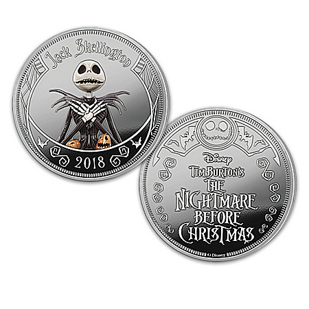 Disney Tim Burtons The Nightmare Before Christmas Silver-Plated Proof Collection