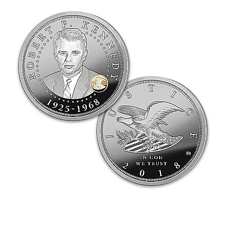 The Robert F. Kennedy Legacy Silver-Plated Proof Coin Collection