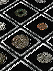 This collection assembles 20 genuine bronze, copper and silver coins