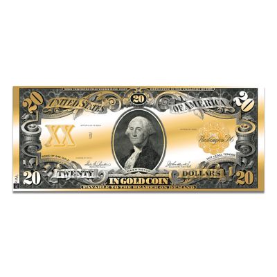 5pcs 1875 year one dollar american colorful 24k gold plated banknote collection 