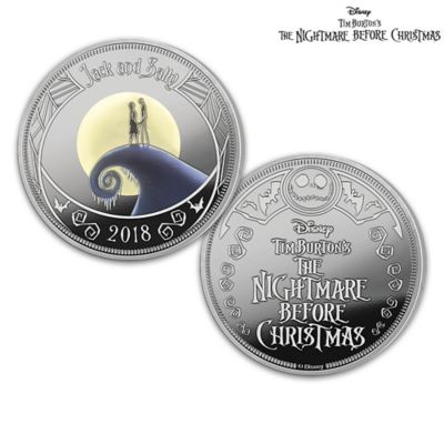 Nightmare Before Christmas 1 Silver Plated Spoon Featuring Nightmare Before Xmas 