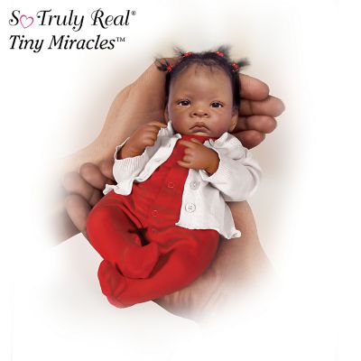 Tiny Miracles Their Own Little World African American Miniature Baby Doll Collection