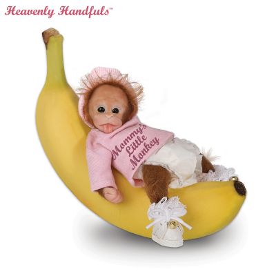 Heavenly Handfuls Li'l Monkey Hugs Collectible Baby Monkey Doll Collection