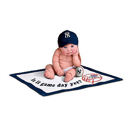 MLB New York Yankees #1 Fan Commemorative Baby Doll Collection