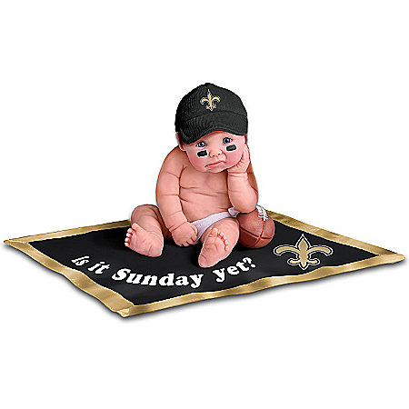 NFL New Orleans Saints #1 Fan Baby Doll Collection