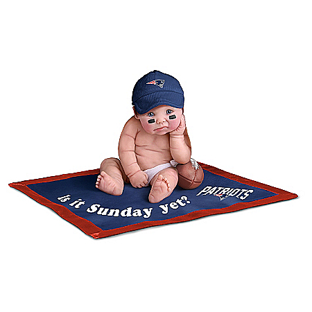 NFL New England Patriots #1 Fan Baby Doll Collection