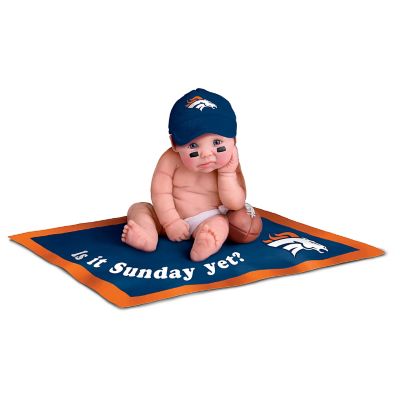 NFL Denver Broncos #1 Fan Commemorative Baby Doll Collection