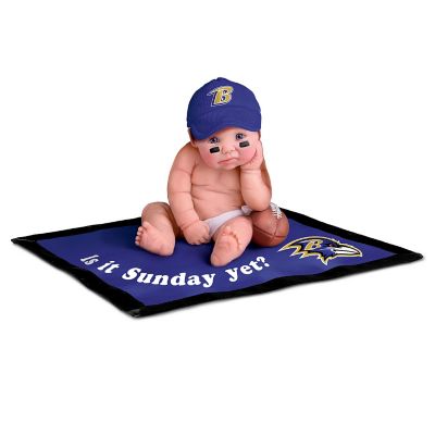 NFL Baltimore Ravens #1 Fan Commemorative Baby Doll Collection