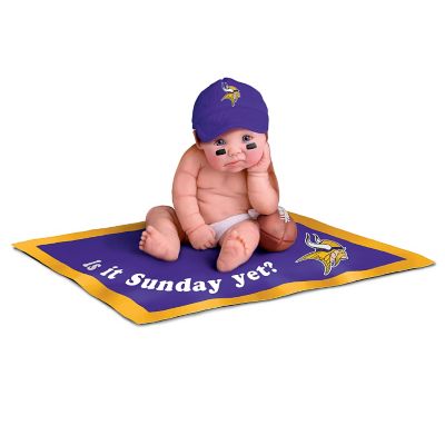 Minnesota Vikings #1 Fan Commemorative Baby Doll Collection