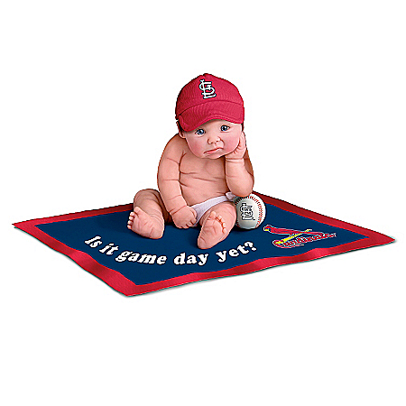 MLB St. Louis Cardinals #1 Fan Commemorative Baby Doll Collection