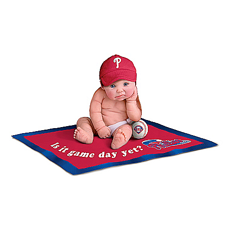 MLB Commemorative Baby Doll Collection: Philadelphia Phillies #1 Fan