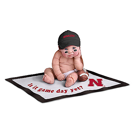 Nebraska Cornhuskers #1 Fan Commemorative Baby Doll Collection