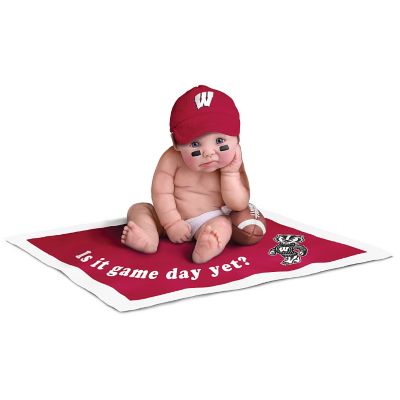 University Of Wisconsin Badgers #1 Fan Commemorative Baby Doll Collection