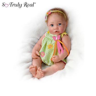 Touch-Activated Lifelike Baby Doll Collection: When I Kiss You, Little One