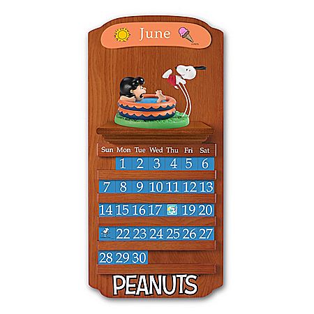 PEANUTS Perpetual Calendar Sculpted Figurine Collection