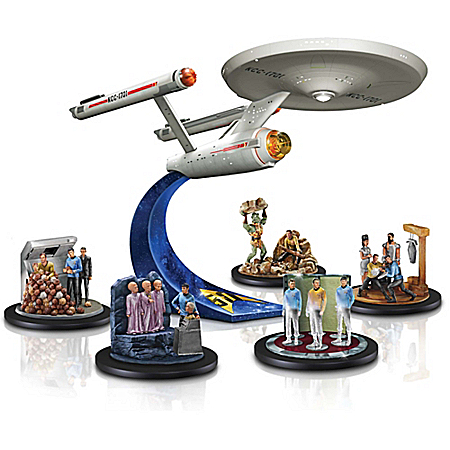 STAR TREK USS Enterprise NCC-1701 Figurine Collection: STAR TREK Fan Gift