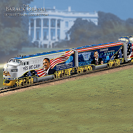 Barack Obama The Movement For Change Collectible Express Train Collection