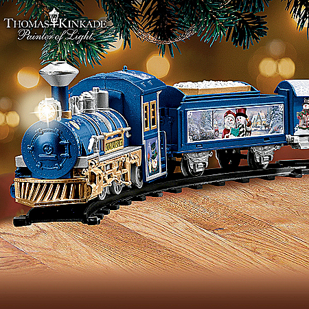 Thomas Kinkade Snowtown Express Battery-Powered Train Collection