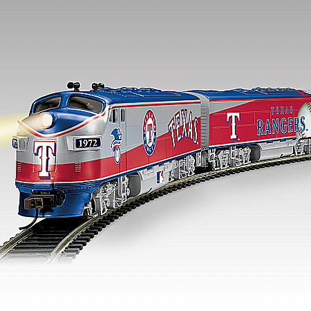Texas Rangers 2011 World Series Champions Express Electric Train Collection