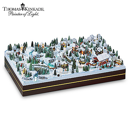 Thomas Kinkade Village Christmas Miniatures Collection