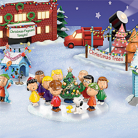 PEANUTS Charlie Brown Christmas Village Collection