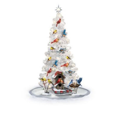 Backyard Splendor Songbird Christmas Tree With Sculptures Collection