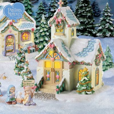 Precious Moments Christmas Village Collection