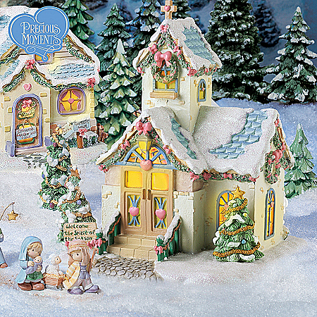 Precious Moments Christmas Village Collection