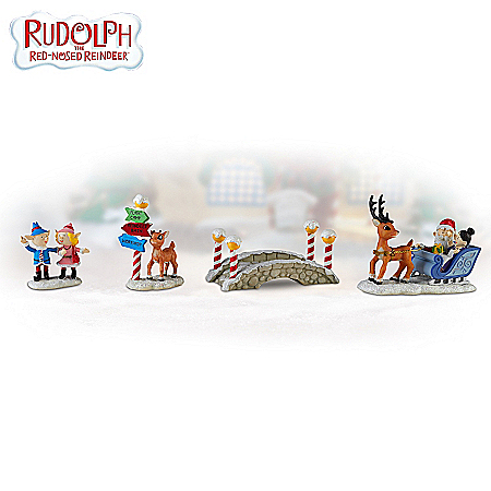 Rudolph The Red-Nosed Reindeer Village Accessory Collection: Rudolph's Christmas Town